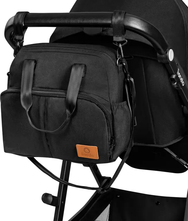 Коляска дитяча 3 в 1 Lionelo Bianka Black Onyx
